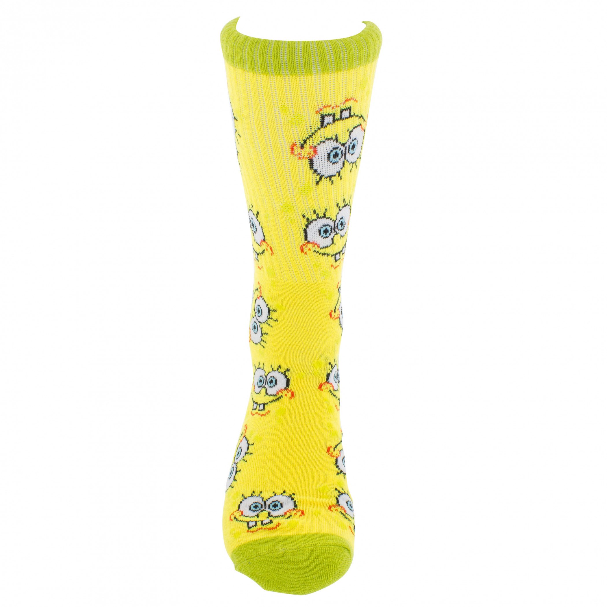 SpongeBob SquarePants Face Collage Crew Socks